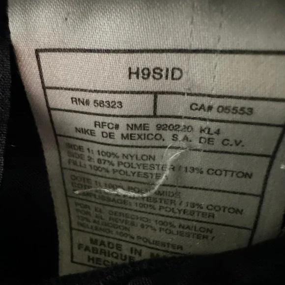 Vintage Y2K Nike Men's M Black Tan Reversible Therma-Fit Jacket Nylon Fleece - Picture 8 of 16